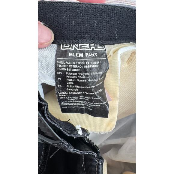 O'Neal Advanced Racing Technology Motocross Pants Mens 28 Black Gray Hip Pads - Picture 10 of 13